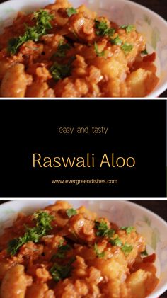 easy and tasty raswali aloo recipe with step by step instructions on how to make it