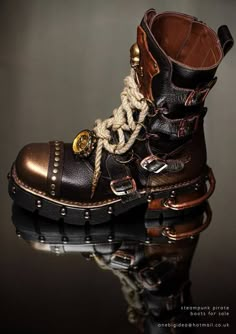 Skypirate Boots https://www.facebook.com/groups/steampunktendencies/permalink/715771345143971/ Steampunk Aesthetic