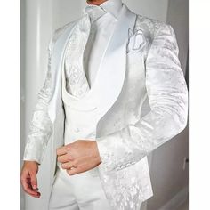 Look what I found on AliExpress Wedding Tuxedo For Groom, Tuxedo For Groom, Businessman Style, Groom Tuxedo Wedding, White Floral Wedding, Satin Shawl, Wedding Tuxedo, Slim Fit Blazer