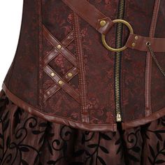 Rediscover the beauty of the magnificent Brown Steampunk Dress A dress with fascinating patterns that bring out the most beautiful steampunk style. Perfect to have a quality cosplay. ❗ Steampunk Styler Exclusivity❗ Feel like a woman: ​​show your femininity 👗 Be comfortable: enjoy high-quality materials Unlock a new style: unique designed dress 💎 For events: Steampunk, Gothic, Victorian Perfect gift: offer it to your loved one 🎁 Composition: soft, pleasant & resistant. 🟤 A brown corset in imi Steampunk Cosplay Dress For Halloween, Steampunk Halloween Cosplay Dress, Steampunk Halloween Dress For Alternative Fashion, Steampunk Overbust Dress For Costume Party, Steampunk Corset Dress For Cosplay, Steampunk Corset Dress For Halloween, Steampunk Corset Dress For Halloween Costume Party, Steampunk Costume Dress With Overbust, Steampunk Costume Dress With Overbust Shape