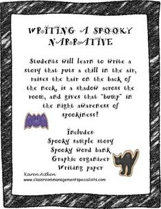 writing a spooky negative poem