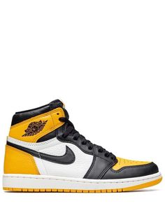 This is not the fit I thought. The neck is wider than I thought. Taxi Jordan 1, Black And Yellow Jordans, Jordans Yellow, Air Jordan Yellow, Black And Yellow Shoes, Tenis Jordan Retro, Yellow Jordans, Air Jordan 1 Yellow, Yellow Air Jordan