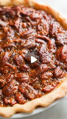 Jenné Claiborne on Instagram: "Meet my favorite pie: Vegan Pecan Pie (with sweet potato hidden inside)! It’s truly divine, and a must for your holiday celebrations 🌟 I can’t wait to eat a whole pie on Xmas next week 🤗 jk, I’ll share…

VEGAN PECAN PIE
½ cup sweet potato puree (recipe on my blog)
3 tbsp arrowroot powder or cornstarch
¼ cup vegan butter
¼ cup plain unsweetened soy milk or other plain non-dairy milk
1 cup cane sugar
½ cup dark corn syrup
2 tsp vanilla extract
¼ tsp sea salt
2 cups toasted pecan halves
1 vegan pie crust (recipe on my blog)

Preheat the oven to 350°F. Combine the sweet potato puree and arrowroot powder in a large bowl and set aside.
Combine the vegan butter, soy milk, sugar, corn syrup, vanilla, and salt in a medium saucepan over medium heat. Melt the vegan b