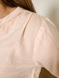 Donna Collarless Blouse Long Sleeve Apricot Top For Summer, Chic Long Sleeve Apricot Top, Apricot Long Sleeve Top For Summer, Chic Apricot Long Sleeve Tops, Chic Apricot Short Sleeve Tops, Peach Short Sleeve Blouse For Summer, Peach Short Sleeve Summer Blouse, Casual Long Sleeve Apricot Blouse, Chic Peach Short Sleeve Top