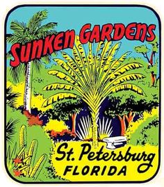 the sunn gardens sign in st petersburg, florida