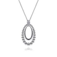 Stylish Ways to Include Silver Jewelry in Your Office Look Elegant Oval Necklaces With Diamond Accents, Elegant Oval Necklace With Diamond Accents, Elegant Formal Necklace With Polished Finish, Silver Diamond Necklace For Formal Occasions, Fine Silver Diamond Necklace For Formal Occasions, Elegant Hallmarked Diamond Necklace For Formal Occasions, Classic Oval Pendant Necklace For Formal Occasions, Elegant Oval Jewelry For Evening, Elegant Silver Chain Jewelry