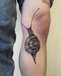 Old wise snail🐌 Freehand x flow . . #freehand #freehandtattoo #snailtattoo #flowtattoo #xraytattoo #freehandtattoos