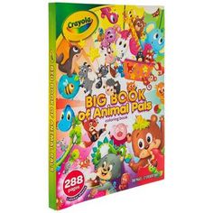 the big book of animal pals is shown in front of a white background and green cover