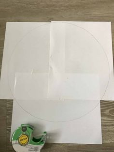 the paper is cut out to make a circle