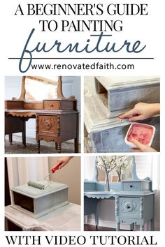 the beginner's guide to painting furniture with video