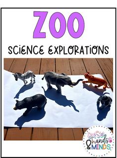 the zoo science and exploration activity is fun for kids to do with their own animals