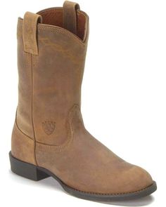 Ariat Heritage Roper Boot 134.99* leather distressed round toe 9sh sz7.5 11/18 Womens Ariat Boots, Womens Ariat, Womens Cowgirl Boots, Womens Black Booties, Wedding Boots, Ariat Boots, Roper Boots, Hiking Boots Women, Cowgirl Boots