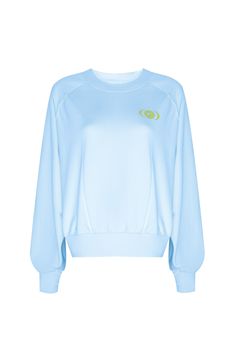 This soft & casual, full-length pullover sweatshirt in soft cotton features YPL logo front & slogan back and dropped sleeves. Wear it with sleek leggings to play with proportions or go head-to-toe comfy in sweats.