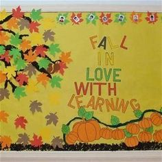 fall in love with learning bulletin board