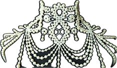 Elegant White Pendant Choker, Victorian White Necklace With Intricate Design, Victorian White Beaded Jewelry, Victorian Necklace With Intricate Design In White, White Victorian Beaded Jewelry, White Bridal Necklace With Intricate Pendant, Victorian White Jewelry For Parties, Elegant White Decorative Jewelry, Ornate White Jewelry For Party