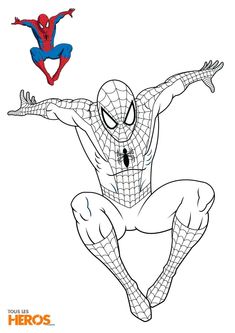 the amazing spiderman coloring pages for kids to print out and color with their own hands