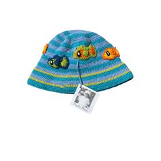 San Diego Hat Co Nwt Boys Blue Bucket Hat 0-6m Fish Crochet Knitted Hat Cotton Fishing Embroidery Blue Crochet Knitted New With Tags Crochet Fishing Hat, Carhartt Kids, Anna Hat, Blue Bucket Hat, Pom Pom Beanie Hat, Holiday Hats, Red Fleece, Kids Beanies, Fishing Hat