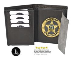 Leather Boss Welcome. We sell High quality genuine Leather Products. We carry Wallets, Fanny Packs, Checkbook Holders, Business card holders, Credit Card Cases, ID Wallets, and much more.Please add us to your list of favorite sellers. Thank you. Leather Universal Law Enforcement Bifold Badge Holder Wallet Case - Round What Makes Us Different? Quality Products Guaranteed The Leatherboss leather goods are made with 100% top grain leather. All leather products have some natural and unique character Law Enforcement Badges, Police Badge, Id Wallet, Document Holder, Unique Characteristics, Leather Products, Business Card Holders, Badge Holder, Id Holder