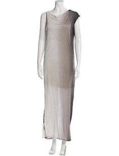 Helmut Lang Evening GownBlack & NeutralsPleated, Ruffle & Mesh AccentsSleeveless with Cowl NeckDesigner Fit: Dresses by Helmut Lang typically fit true to size. Helmut Lang, Cowl Neck, Long Dress, Print Patterns, Dress Outfits, Mesh, Silk, Clothes For Women, Dresses