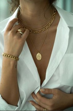 18K Gold Plated Tarnish Resistant Hypoallergenic Hot Necklaces, Necklace Combo, Jewelry Photoshoot, Toggle Bracelet, Jewelry Photography, Girly Jewelry, Coin Necklace, Jewelry Inspo, Jewelry Business