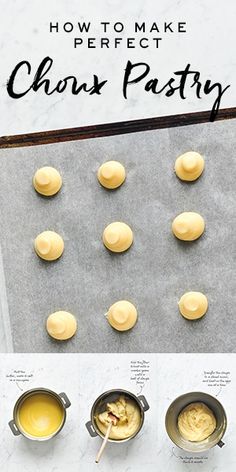 how to make the perfect chon - pastry with step by step instructions and pictures