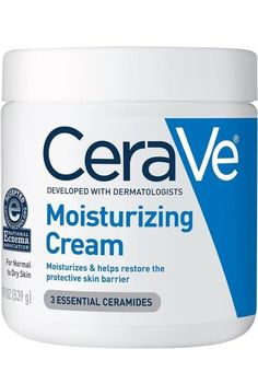 CeraVe Moisturizing Cream | Body and Face Moisturizer for Dry Skin | Body Cream with Hyaluronic Acid and Ceramides | Daily Moisturizer | Oil-Free | Fragrance Free | Non-Comedogenic | 19 Ounce D2 Cerave Moisturizer, Face Moisturizer For Dry Skin, Hyaluronic Acid Moisturizer, Cerave Moisturizing Cream, Dry Skin Body, Cream Body, Cream For Dry Skin, Hydrating Moisturizer, Effective Skin Care Products