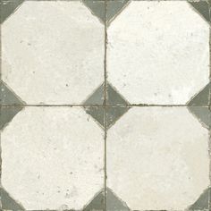 a white and black tiled floor with squares on the bottom, in different sizes or shapes