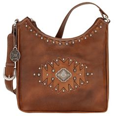 Annie's Secret American West Handbag Concealed Carry Simple Leather Bag, Cross Body Bag Pattern, Tan Shoulder Bag, Western Purses