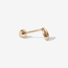 Go with the flow in this perfect stud. Jack's minimal design makes this piercing ideal for every day wear. Pairs well with all your piercings and earrings and is designed to add a sleek, chic edge to your everyday vibe. Created for you in 14 karat solid gold, this single piercing can stay in your ear always, even when you are in the water. Single Piercing, Sleek Chic, Go With The Flow, Minimal Design, Online Jewelry, Solid Gold, Piercings, Fine Jewelry, Sleek