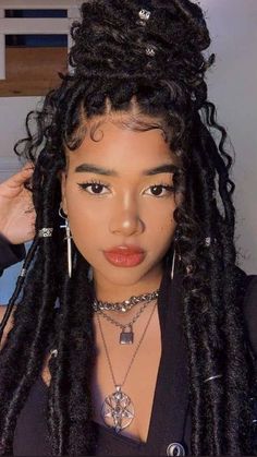 African Braids Hairstyles Pictures, Joe Black, Meagan Good, Braids Hairstyles Pictures, Pelo Afro, Crochet Braids Hairstyles, Braids With Curls, Half Updo