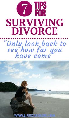 7 Tips for Surviving Divorce | Advice and tips to survive divorce with (or without) kids. Life after divorce doesn't have to suck! Survive Divorce, Surviving Divorce, Camping Gift Ideas, Life After Divorce, Divorce Counseling, Going Through A Divorce, Divorce Mediation, Divorce Help, Divorce Advice