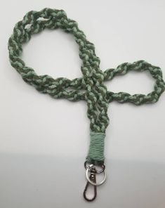 These beautiful Macrame lanyards provide a fun and functional way to hold your keys or wear your ID Badge. A Custom Lanyard is a perfect handmade gift for friends, coaches, teachers, students, and yourself! Made to order customized lanyard with multi colored options using soft cotton cord. **Pick any two colors from the color option for your lanyard! The primary color chosen will be the color of the connecting cord near the lanyard clasp. These are made with 1 inch heavy duty lanyard clasps and Macrame Lanyards, Macrame Lanyard, Lanyard Badge Holder, Lanyard Teacher, Handmade Gifts For Friends, Custom Lanyards, Keychain Lanyard, Teacher Lanyard, Lanyard Keychain