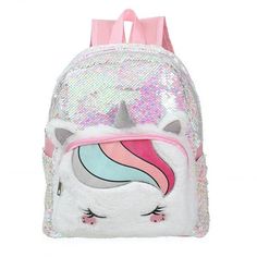 It's time to go back to school in the universe of unicorns, absolutely nothing far better than giving a magnificent Fluffy Sequin Unicorn Backpack to your daughter. That bag will be utilized to hold her agenda by using the secret abilities of the fanciful stallion! Ideal for elementary school It'll keep your magic notebooks in order Size: 34*29*12.5cm (13.4*11.4*4.9inch) Closure Type: Zipper Material: Canvas Sequin Fur Weight: 400g Backpack Type: Softback College Book Bag, Student Cartoon, Sequin Backpack, Unicorn Backpack, Girls Fur, Toddler Bag, Mini Mochila, Satchel Backpack, Plush Bags