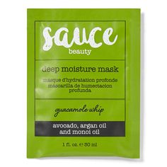 Guacamole Whip Deep Moisture Hair Mask Packette | Sauce Beauty Guacamole Whip Deep Moisture Hair Mask Packette | 1 oz. | Sally Beauty Moisture Hair Mask, Indoor Tanning Lotion, Monoi Oil, Self Tanning Lotions, Moisture Hair, Indoor Tanning, Hair Masks, Hair Rinse, Sally Beauty