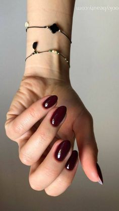 Get inspired with 20+ Must-See Thanksgiving Nails you have to copy this year! From cute Thanksgiving nail designs to festive pumpkin nails, these looks will complete your holiday style. Try fall Thanksgiving nails, stylish short press-on nails, or unique Halloween press-on nails. Don’t forget to explore creative Thanksgiving nail ideas, trendy nail forms, and nagel tips for the perfect holiday manicure! Press-on nails short are easy to apply and super chic. Dark Burgundy Almond Nails, Wine Color Almond Nails, Burgundy Almond Nails Short, Moody Almond Nails, Fall Red Almond Nails, Red Gel Nails Almond, Red Wine Almond Nails, Gel Almond Nails Ideas, Almond Outfit