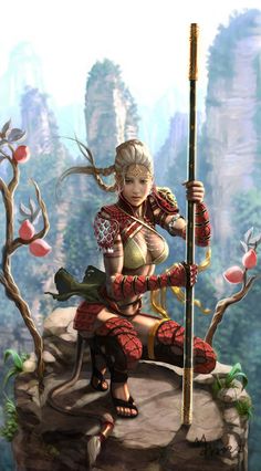 Guerriero Samurai, Pencak Silat, Warrior Princess, Fantasy Warrior, 판타지 아트, Fantasy Rpg, Dark Fantasy Art