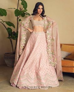 Anushree Reddy Lehenga, Lehenga Inspiration, Orang India, Anushree Reddy, Casual Attire For Women, Lehnga Dress, Lehenga Blouse Designs, Designer Bridal Lehenga, Gaun Fashion