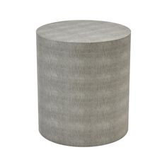 a round stool made out of concrete on a white background