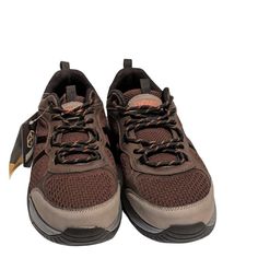 Khombu Men’s Cayenne 2 Water & Slip Resistant Laces Hiking Shoes Khombu Cayenne 2 Trail Shoes’ Lightweight Mesh Uppers Shaft Slip Resistant Shoes For Walking, Work And Outdoors. Size: 10 Color: Brown Features: Comfortable Water-Resistant Secure Lace-Up Design On & Off With Ease Comfort Made With Cushioned, Top-Grade Synthetic Materials Slip-Resistant Shoes Will Keep You Comfy And Stylish All Day. Breathable Uppers Let Your Feet Breathe To Keep Them Comfy Thermoplastic Elastomers Sole Condition: Brown Slip-resistant Walking Shoes For Hiking, Brown Breathable Slip-on Walking Shoes, Breathable Brown Walking Shoes With Round Toe, Brown Breathable Walking Shoes With Round Toe, Casual Brown Waterproof Walking Shoes, Breathable Brown Walking Shoes, Brown Sneakers For Outdoor Work With Cushioned Footbed, Brown Sneakers With Cushioned Footbed For Outdoor Work, Brown Round Toe Walking Shoes For Sports