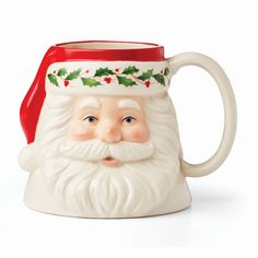 Lenox Holiday Santa Mug 895044 Top Selling Jewelry, Galaxy Gifts, Fine Dinnerware, Lenox Holiday, Santa Mug, Christmas Clearance, Santa Mugs, Coffee Cup Set, Christmas Dining