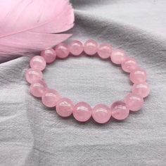 Rose Quartz Is All About Love. It’s Said To Help Restore Trust And Harmony In All Different Kinds Of Relationships While Improving Their Close Connections. It’s Also Claimed To Help Provide Comfort And Calm During Times Of Grief. Rose Quartz Is Said To Also Encourage Love, Respect, Trust, And Worth Within One’s Self Something We Could All Use In This Day And Age. Materials: Rose Quartz, Crystal Size:8mm Beads Size: Fits About 6.5 ~ 7.5 Inch Wrist Made With Love And Carefully Manufactured Rose Powder, Rose Quartz Bracelet Beads, Bracelet Couple, Rose Quartz Bracelet, Rose Quartz Beads, Rose Quartz Stone, Crystal Beads Bracelet, Natural Stone Bracelets, Elastic Bracelet