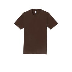 Buy the Port & Company® Fan Favorite™ Neutrals Men's T-Shirt at Michaels. com. You'll be the biggest fan around of this cotton tee. You'll be the biggest fan around of this cotton tee. It features a rib knit collar, shoulder to shoulder back neck tape, and a removable tag for comfort and relabeling. Features: Available in assorted colors and sizes 4.5 oz. 100% ring spun cotton, 30 singles 90/10 cotton/poly (Athletic Heather) 50/50 cotton/poly (Dark Heather Gray, Heather Navy) 1'' x 1'' rib knit Brown Basic Relaxed Fit T-shirt, Pre-shrunk Brown Crew Neck T-shirt, Brown Crew Neck Top, Brown Pre-shrunk Crew Neck T-shirt, Brown Relaxed Fit Pre-shrunk T-shirt, Dark Chocolate Brown, 30 And Single, Knit Collar, 50 50