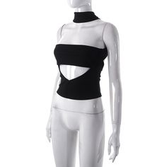 High Stretch Cropped Top For Club, High Stretch Tops For Club In Spring, Fitted Cropped Tops For Club, Black High-stretch Party Tops, Black High Stretch Party Top, Black High Stretch Top For Party, Black High Stretch Tops For Party, High Stretch Cropped Party Tops, Black Stretch Tops For Club