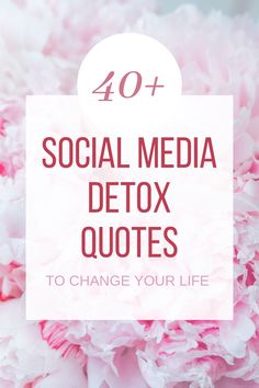 Social Media Detox Quotes Anti Aging Tips