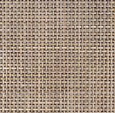 the texture of woven material is brown and beige