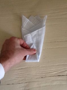 Folding A Handkerchief, Handkerchief Folding Ideas, Handkerchief Diy