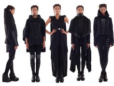 white–forest:  ourwhitehotroom:  What Would the Knights of Ren Wear? We’re thinking almost definitely these A/W looks by Gelareh.  Definitely gonna wear that Sith Aesthetic, Woman Knight, Urban Goth, Knights Of Ren, Sci Fi Fashion, Original Trilogy, Loving Family, Clothing Design, Space Opera