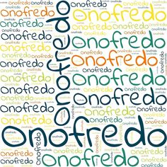 the word sanfraeda written in different languages on a white background with black and orange lettering