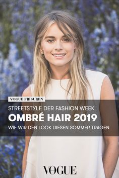 Das sind unsere liebsten Beauty-Looks diesen Sommer. Auf vogue.de finden sie die schönsten Inspirationen der Fashion Week.  #sommerfrisuren #mittellangehaare #haarschnitt #gestuft #voguefrisuren #voguegermany Beauty Looks, Ombre Hair, Fashion Week, Street Style, Long Hair Styles