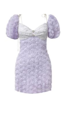 ROSE EMBELLISHED MINI DRESS IN LILAC Feminine Fitted Mini Dress With Floral Applique, Feminine Fitted Floral Applique Mini Dress, Custom Wardrobe, Satin Corset Dress, Embellished Mini Dress, Plus Size Corset, Mesh Overlay, Plus Size Shopping, Leather Dresses